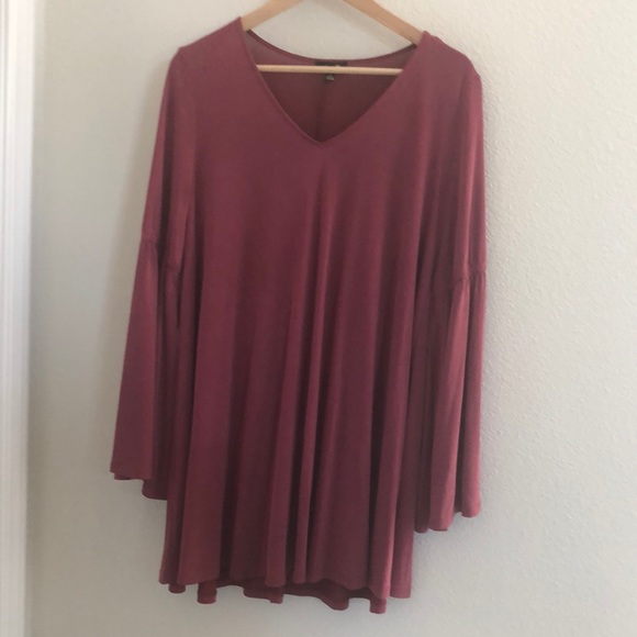 Dee Elle bell long sleeve dress - Picture 1 of 5